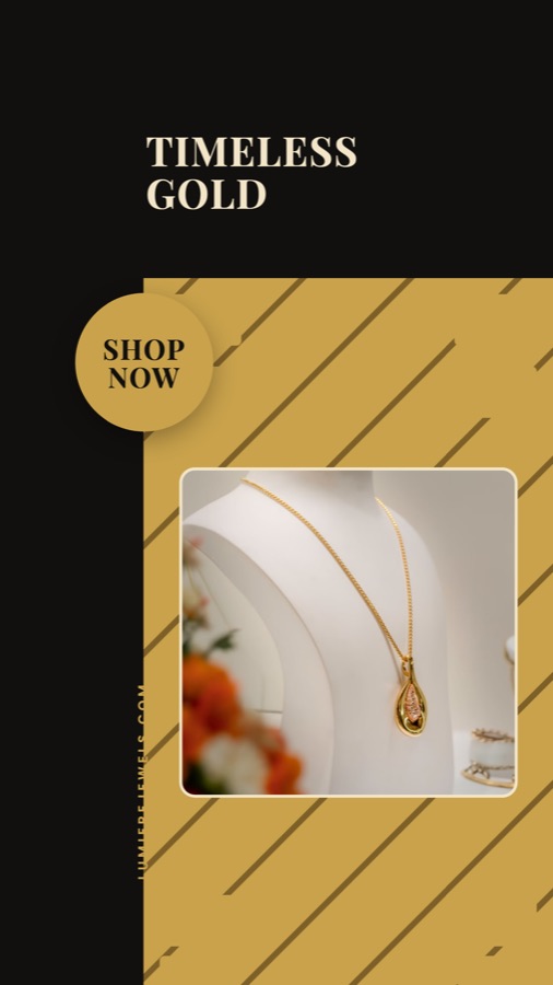 Instagram product post for an Indian jewellery shop, generated by EaseMyPost