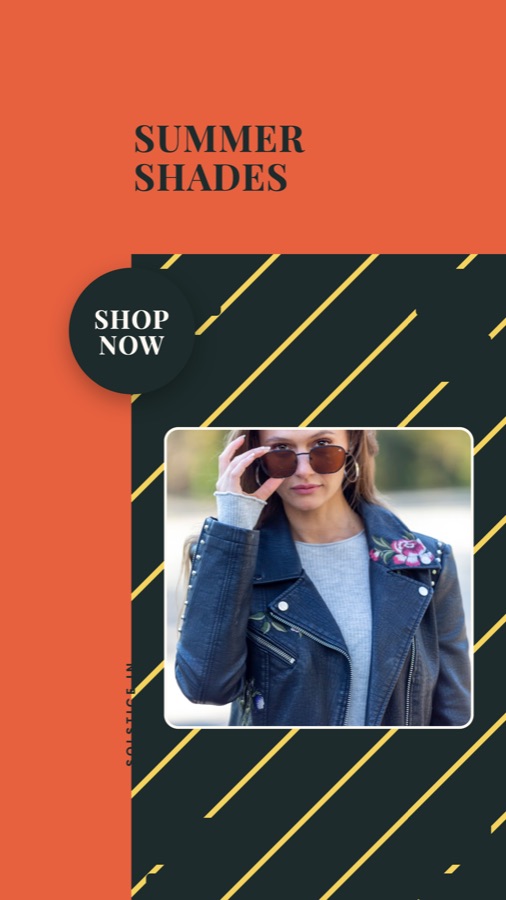 Instagram sale post for an eyewear brand, generated by EaseMyPost and approved on WhatsApp